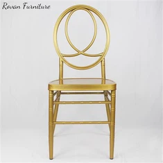 Chaises Phoenix d'or de mariage